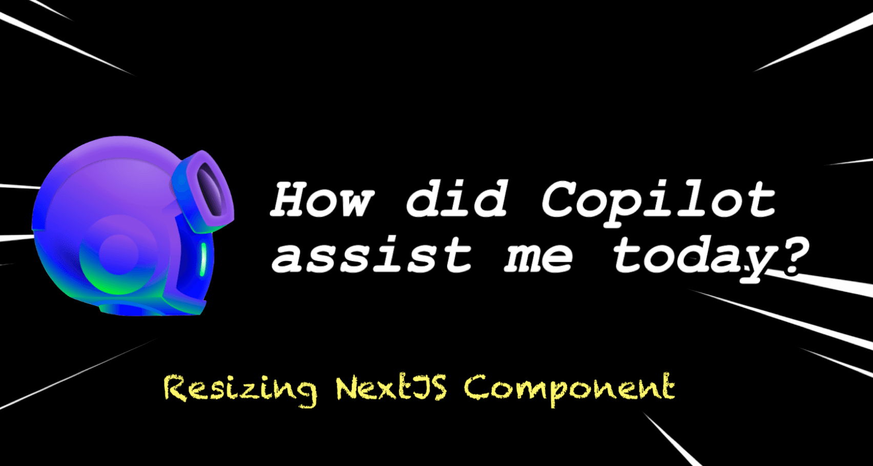 Resize multiple Next.js components with GitHub Copilot